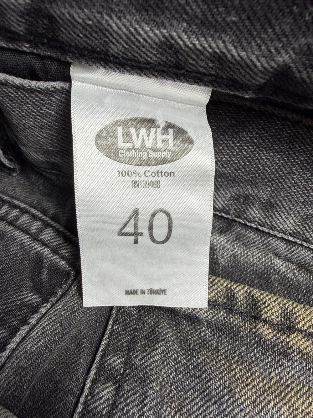 Men's Washed Black Paint-Splatter Jeans - Picture 2 of 5